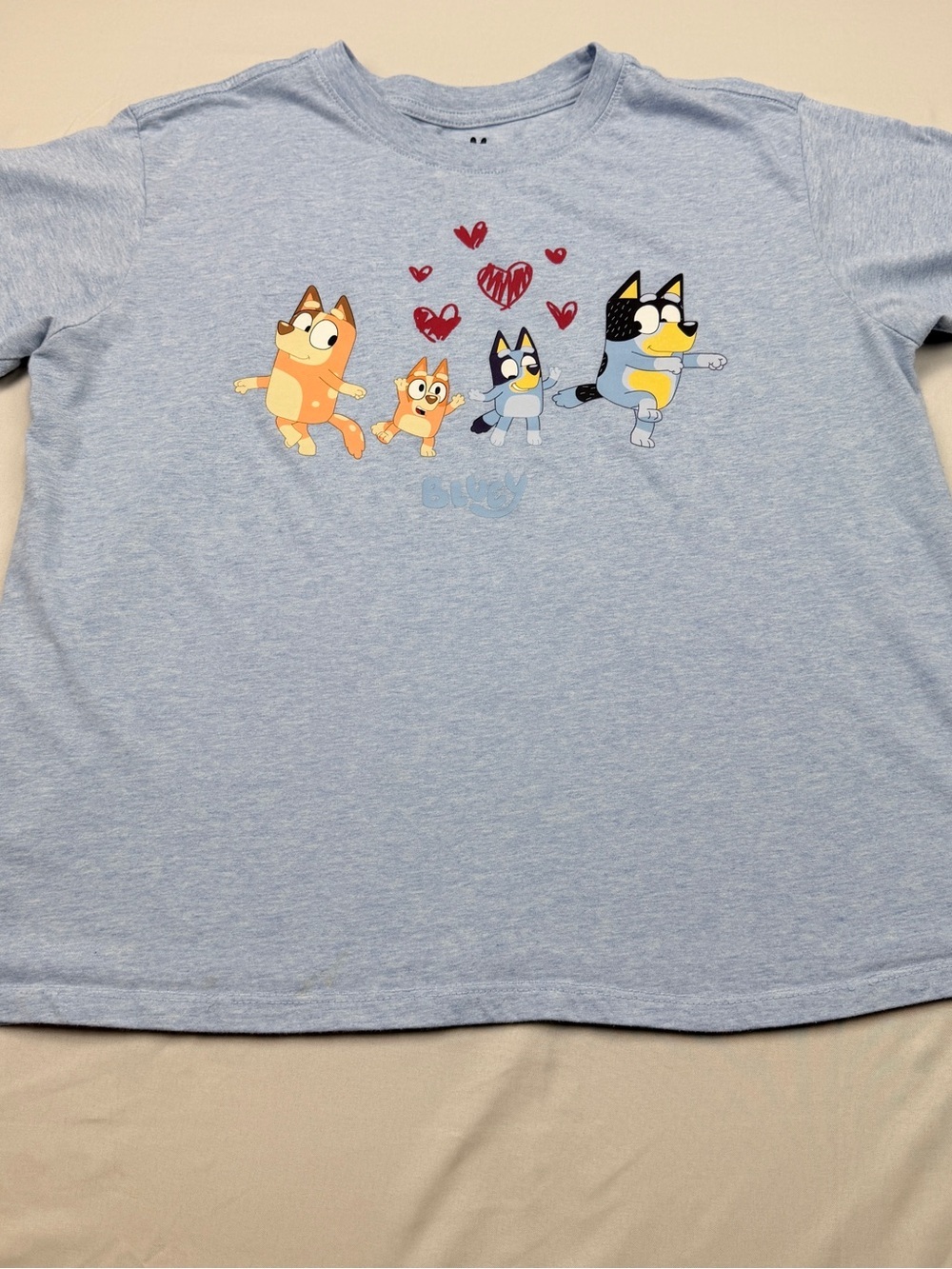Bluey Light Blue Kids' T-Shirt